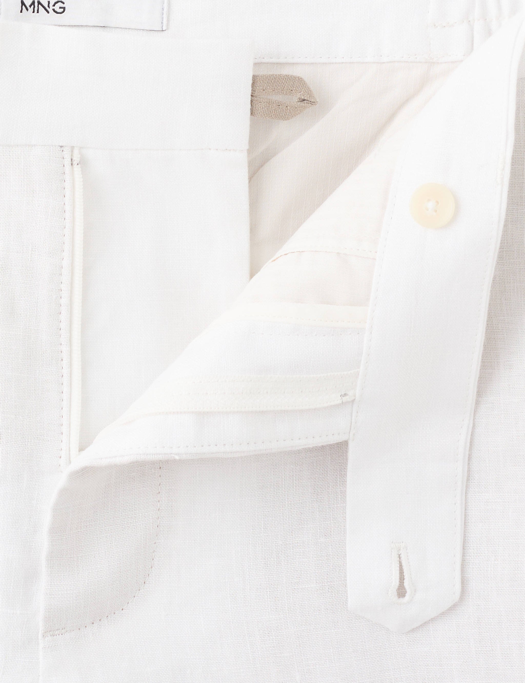 Mango short antz in off white - Image 2