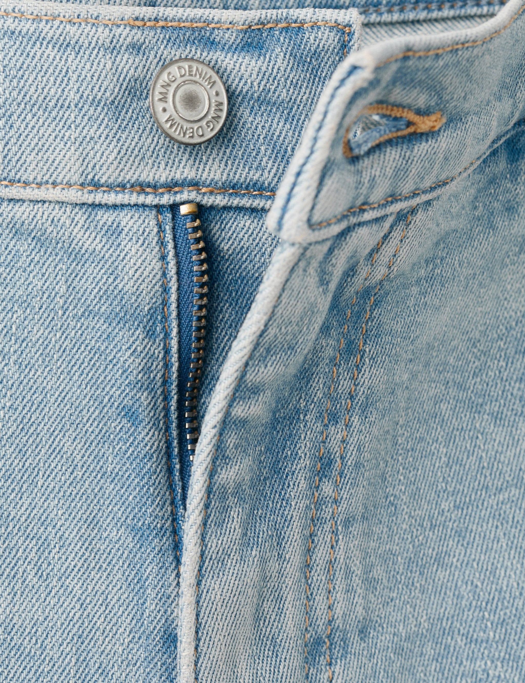 Mango bermudas rock in light denim - Image 2