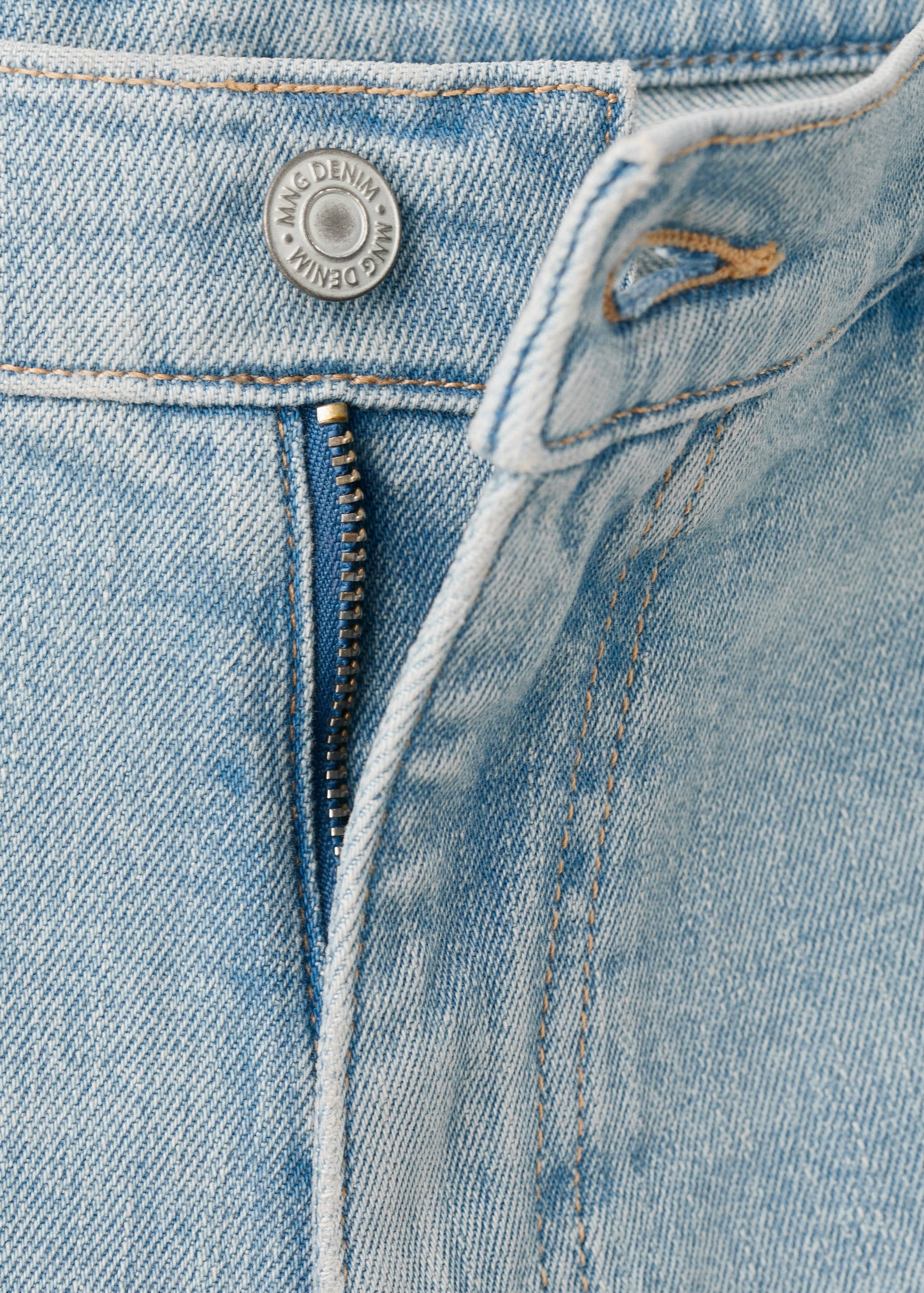 Mango bermudas rock in light denim - Image 2