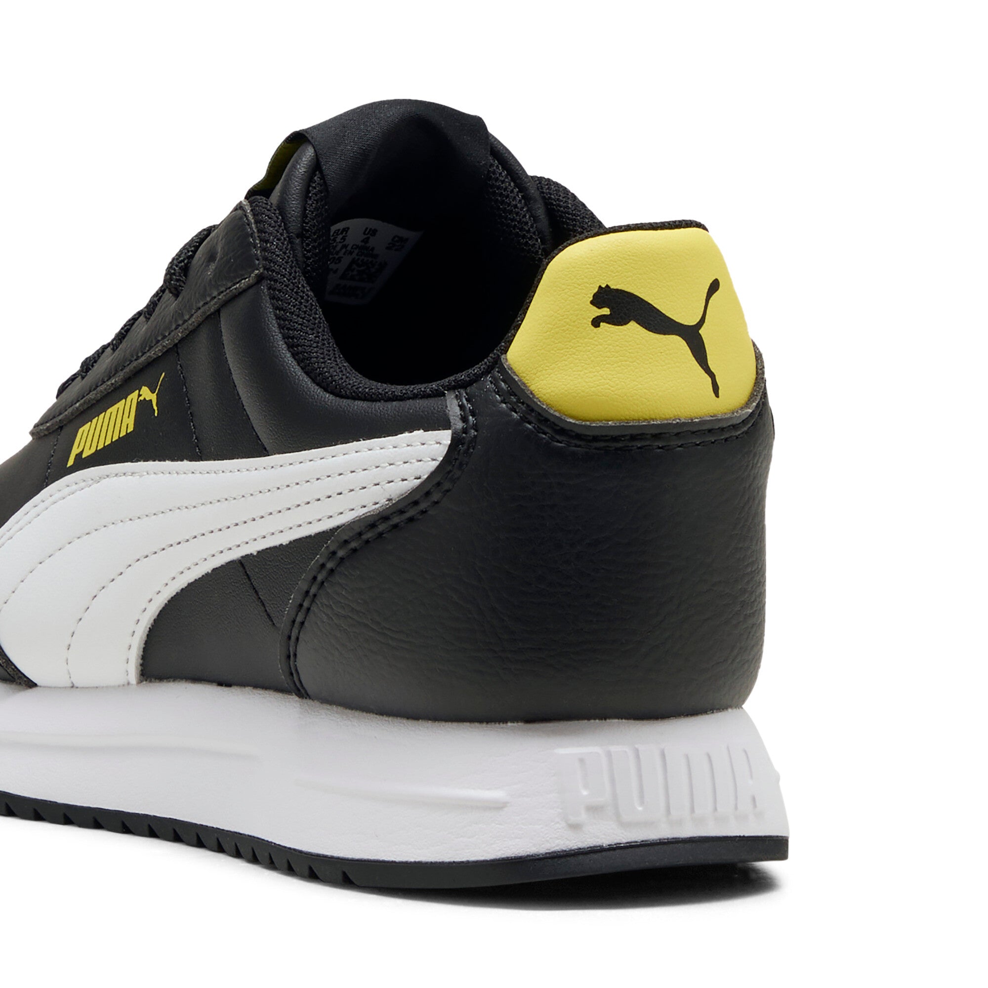 PUMA R78 lightwind sneakers youth (403709) in black and white - Image 2
