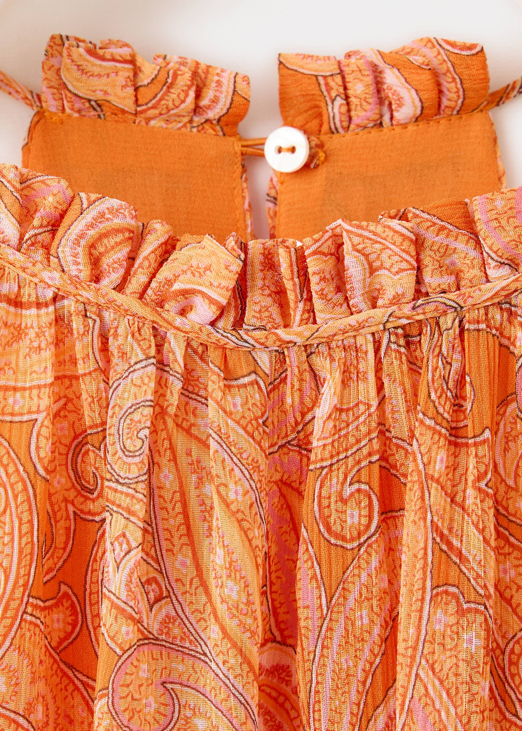 Mango vestido orange in orange - Image 2