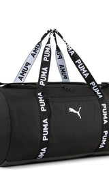 PUMA ESSENTIALS training 28.5L barrel bag in black - Image 2