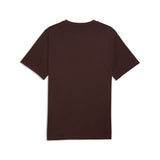 PUMA essentials small No.1 logo tee men in chocolate brown - Image 2