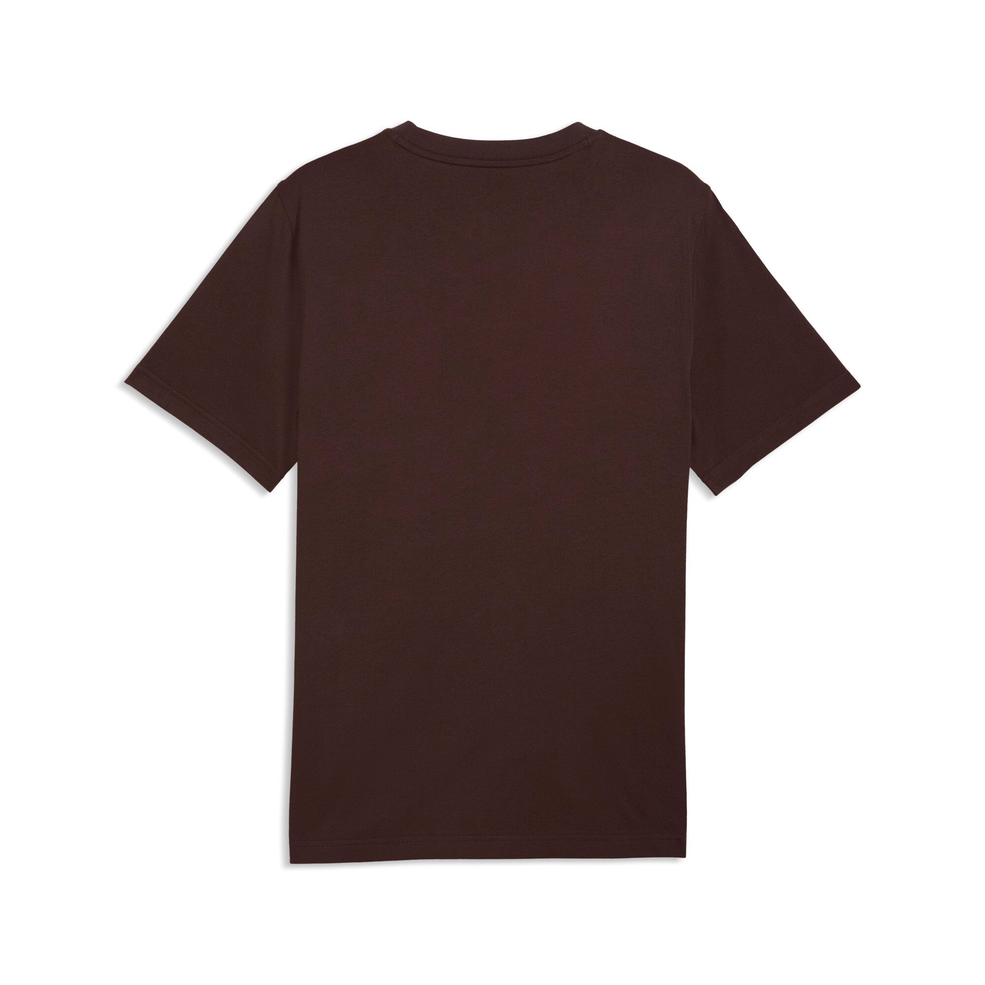 PUMA essentials small No.1 logo tee men in chocolate brown - Image 2