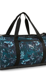 PUMA ESSENTIALS training green terrains 28.5L barrel bag in green terrain - Image 2