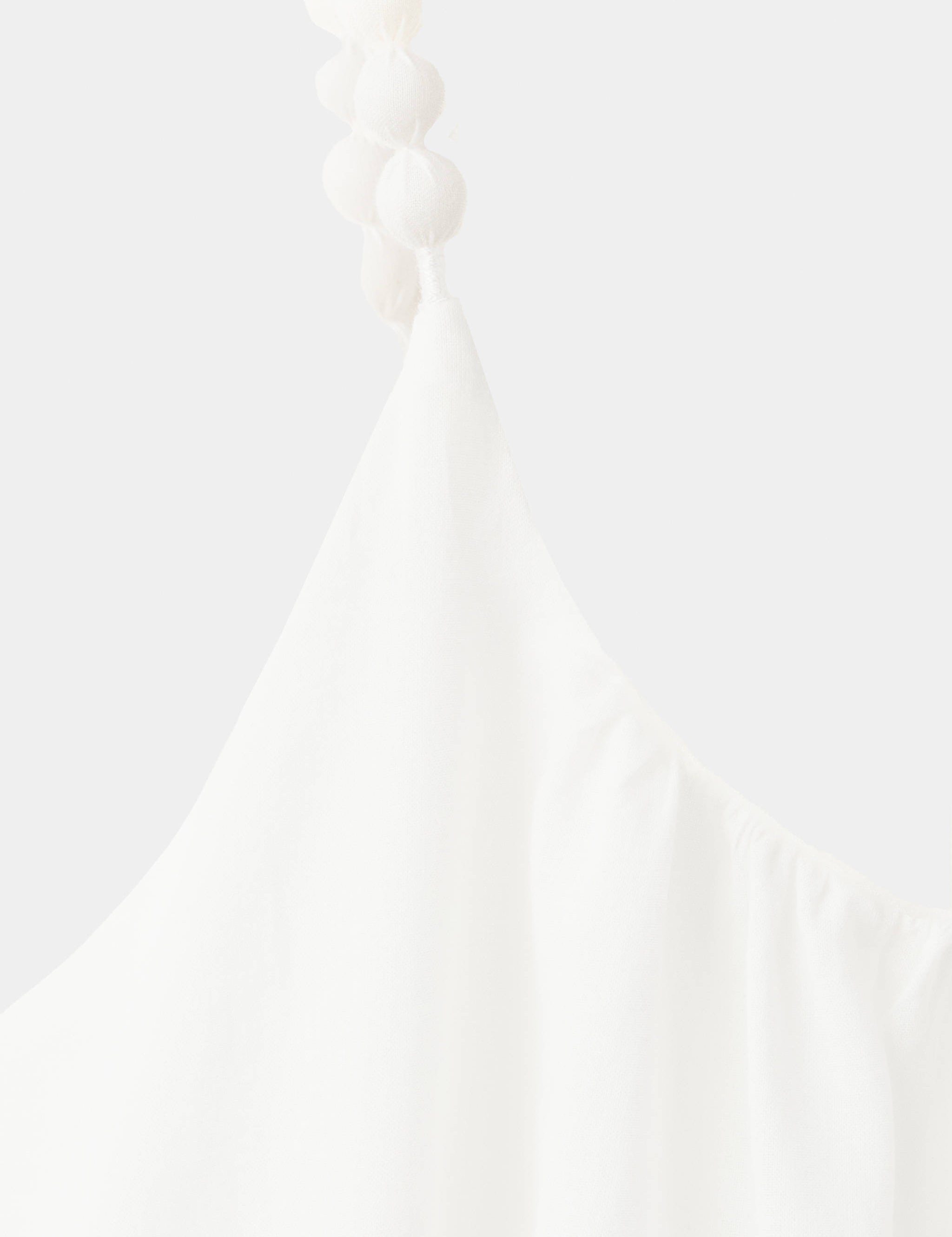 Mango vestido bolas in white - Image 2