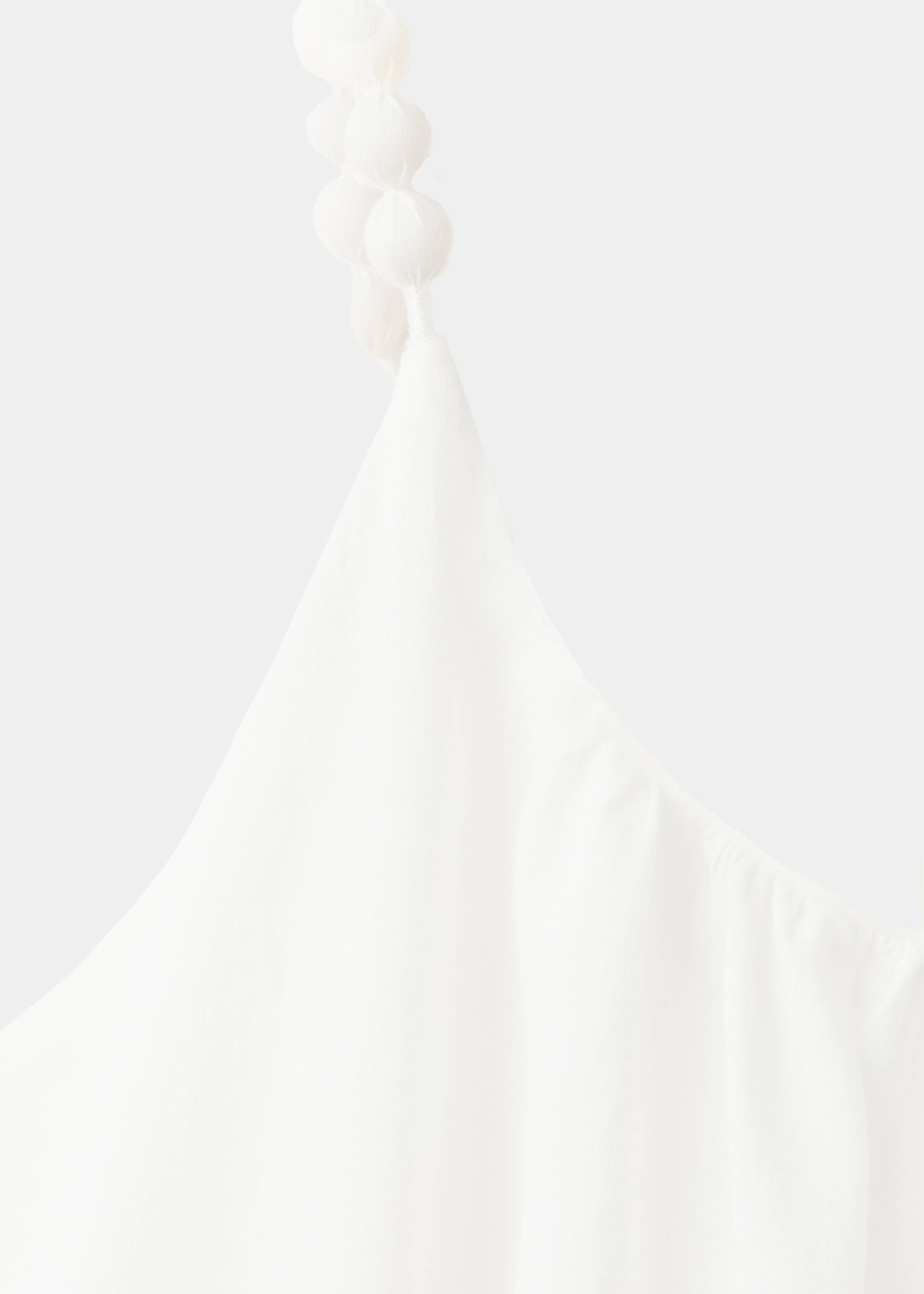 Mango vestido bolas in white - Image 2