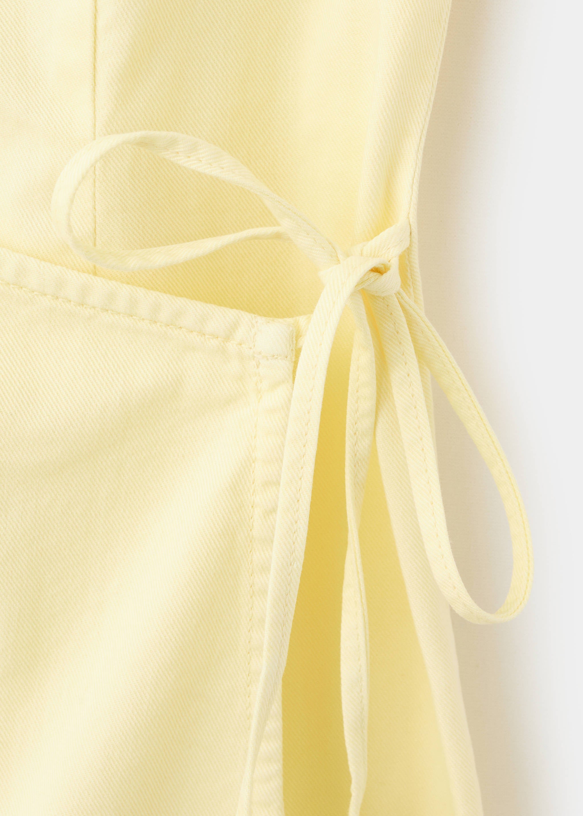 Mango vestido tossa in pastel yellow - Image 2