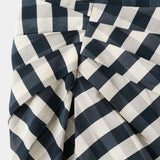 Mango falda vichy in navy - Image 2