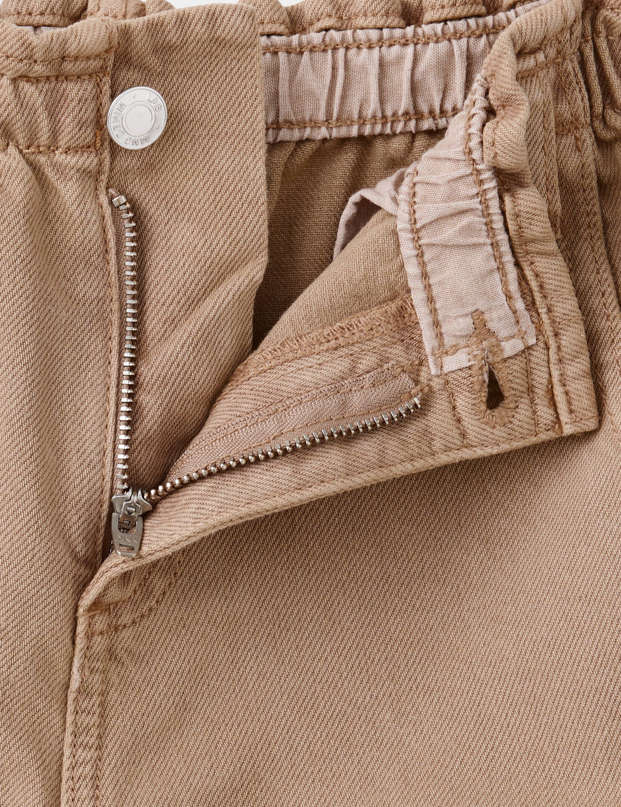 Mango jeans loose in camel - Image 2