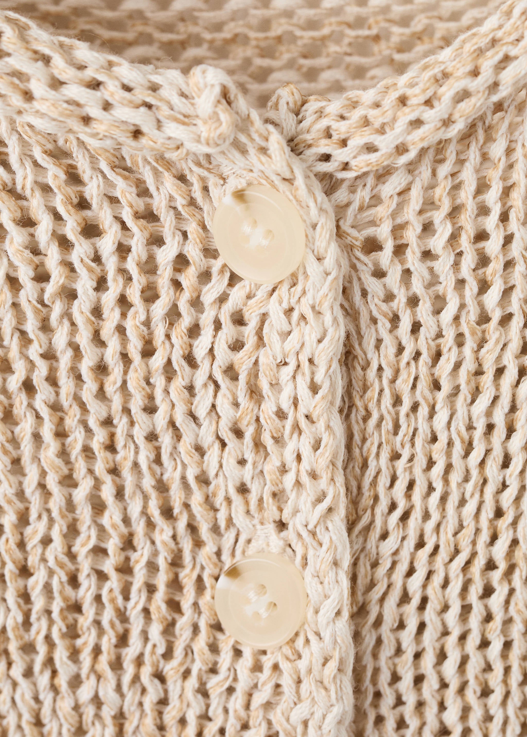 Mango chaleco paquita in beige - Image 2