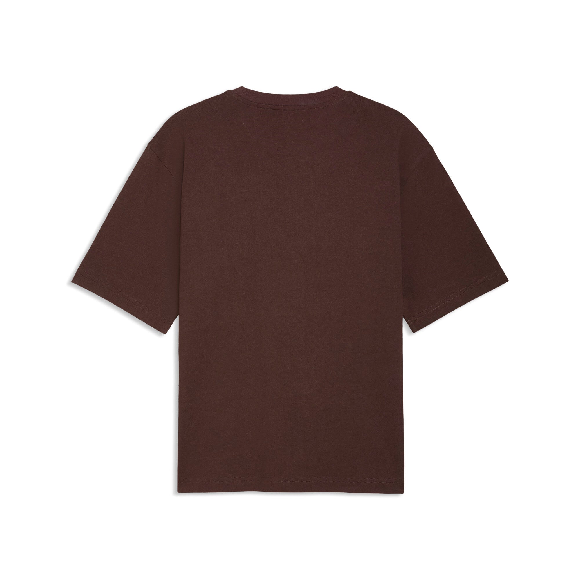 PUMA WARDROBE ESS boxy tee men in chocolate brown - Image 2
