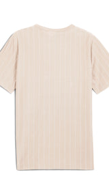 PUMA Class striped tee in alpine snow - Image 2