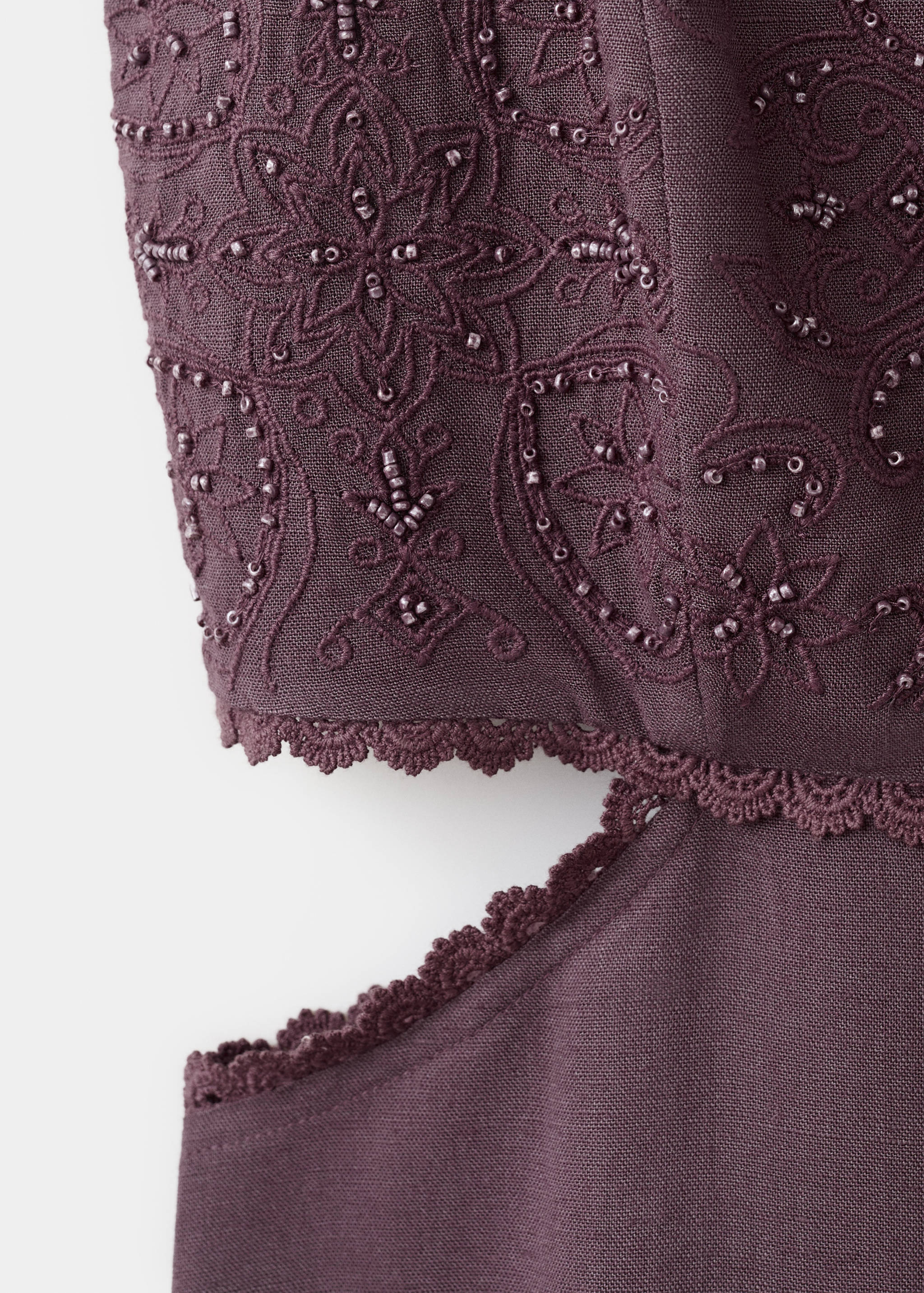 Mango vestido jimez in plum - Image 2