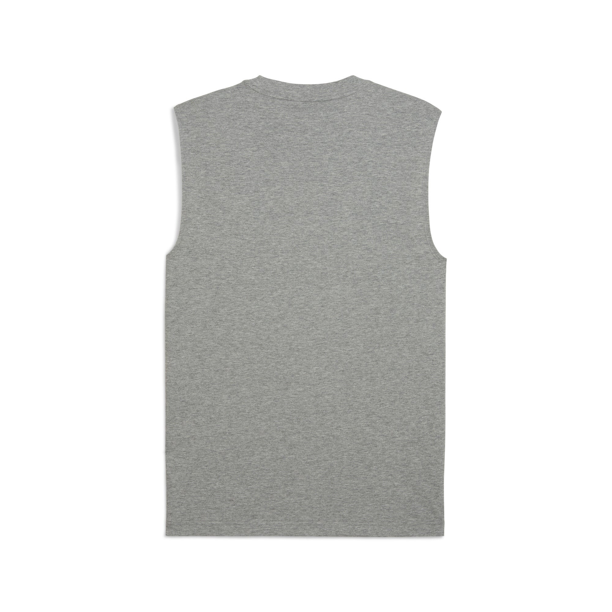 PUMA essentials no. 1 logo sleeveless tee men in medium gray heather - Image 2