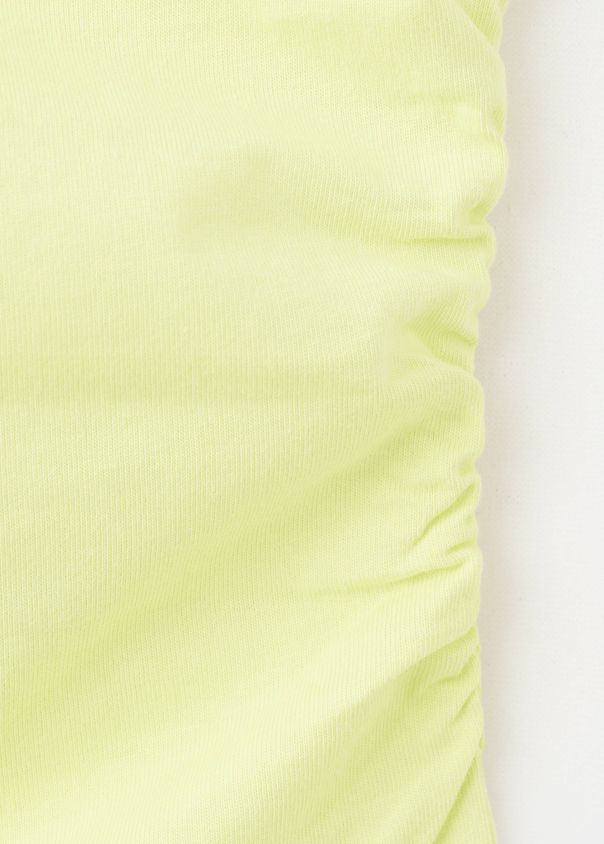 Mango camiseta roll in lime - Image 2