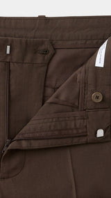 Mango pantalon roma in brown - Image 2