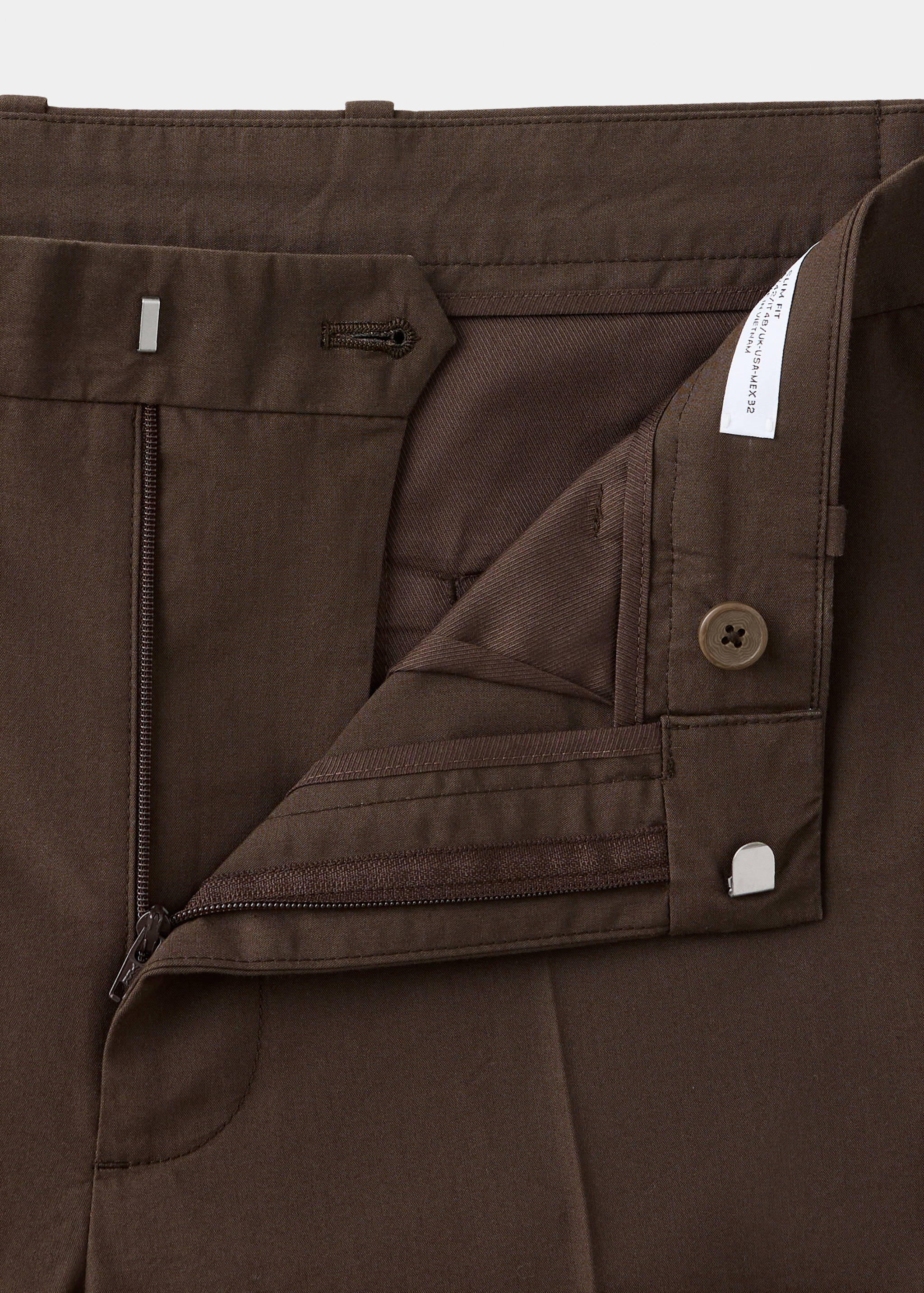 Mango pantalon roma in brown - Image 2