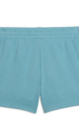 PUMA essentials cat logo 4’’ shorts women in baltic sea blue - Image 2