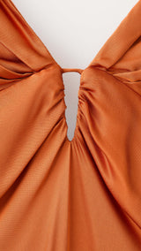 Mango dress victoria in orange - Image 2