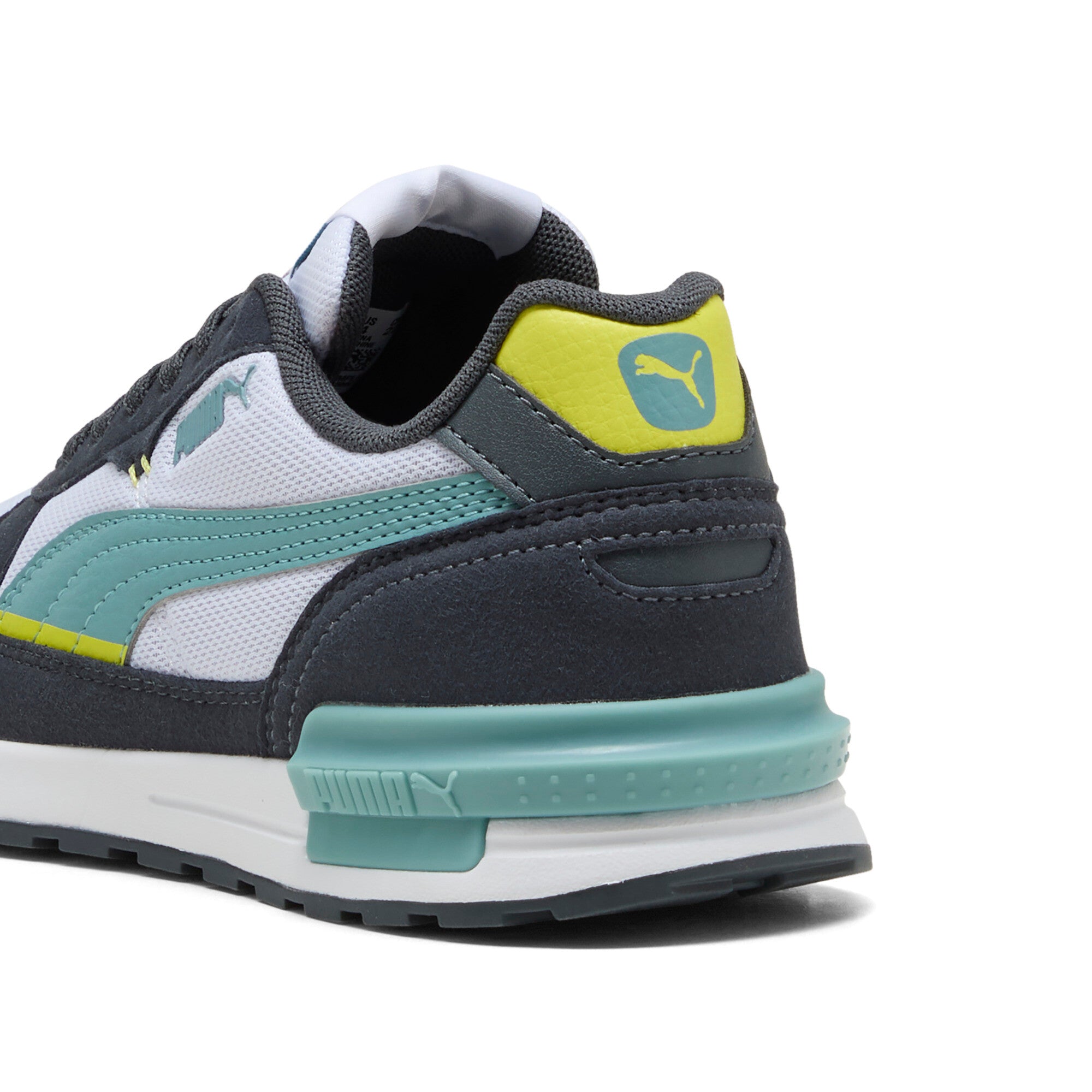 PUMA graviton sneakers youth in white and baltic sea blue - Image 2