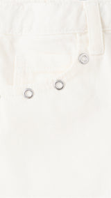 Mango shorts eyelet in white - Image 2