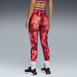 PUMA Strong high-waist tights in ruby shimmer - Image 2