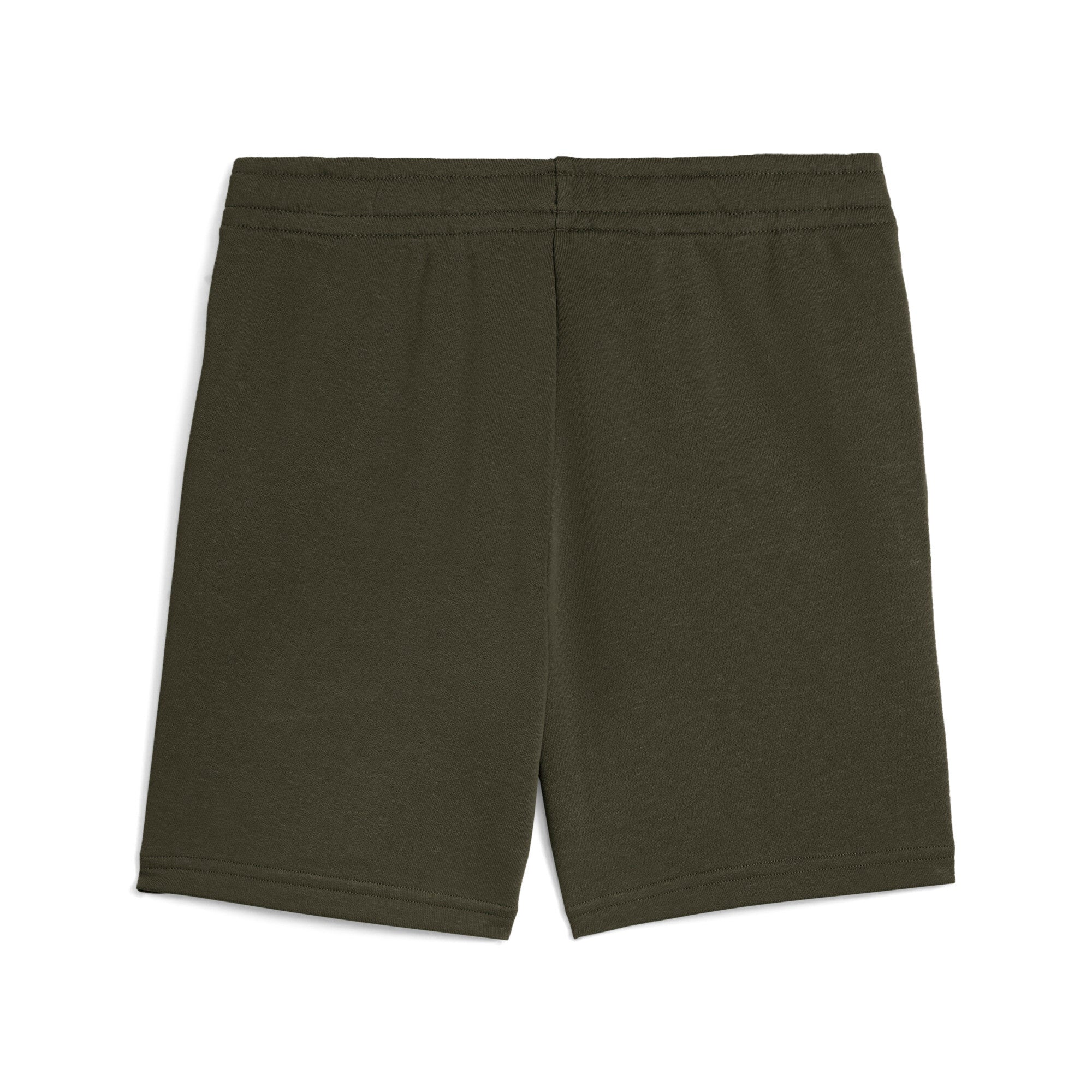 PUMA ESSENTIALS 2 colour no. 1 logo shorts in dark olive - Image 2