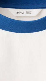 Mango camiseta england in off white - Image 2