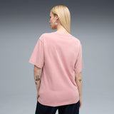 PUMA ESSENTIALS ELEVATED relaxed wash tee in poised pink - Image 2