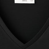 Mango camiseta chalspi in black - Image 2
