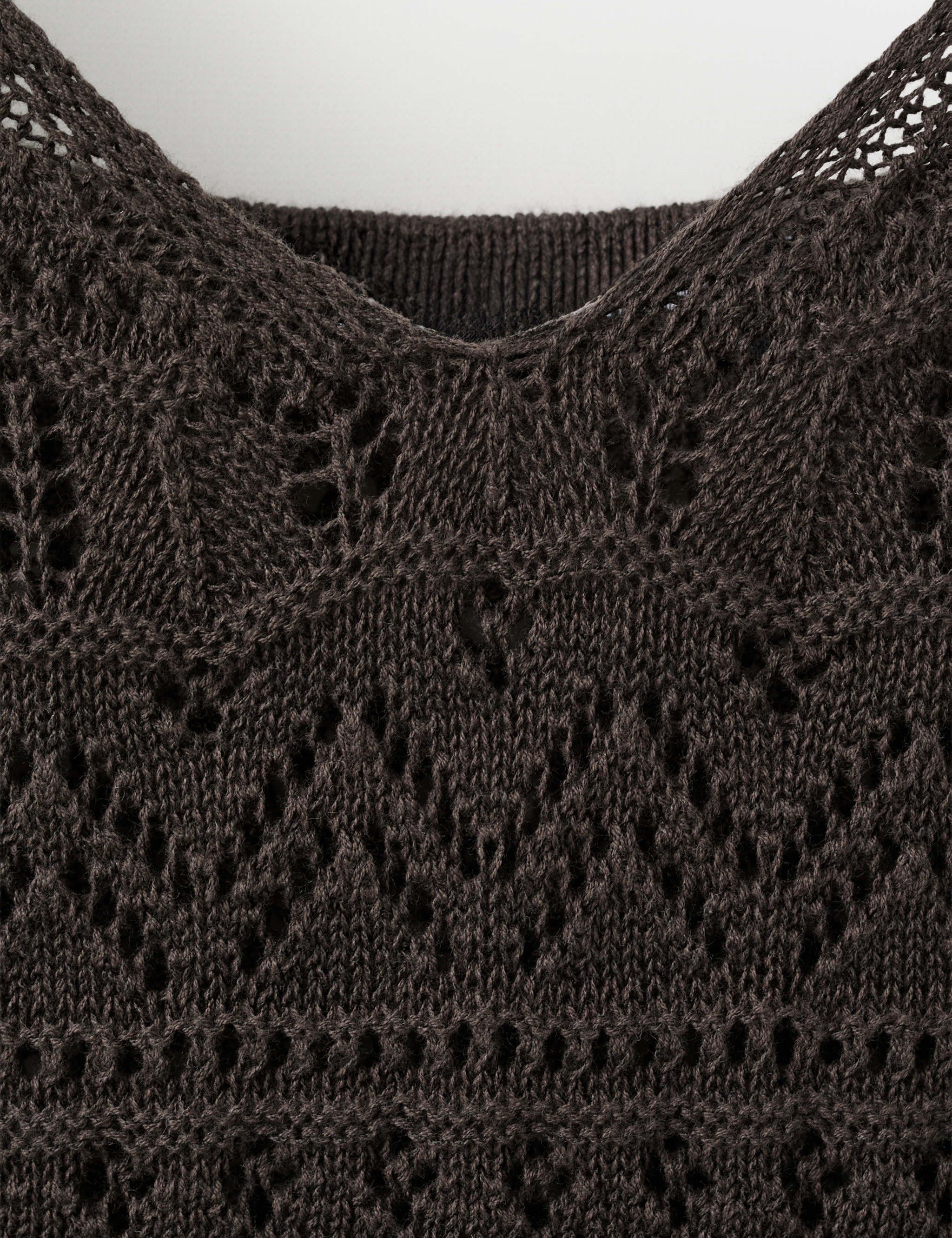 Mango vestido sikan in chocolate - Image 2