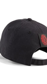 PUMA AC milan ftblCulture cap in black and for all time red - Image 2