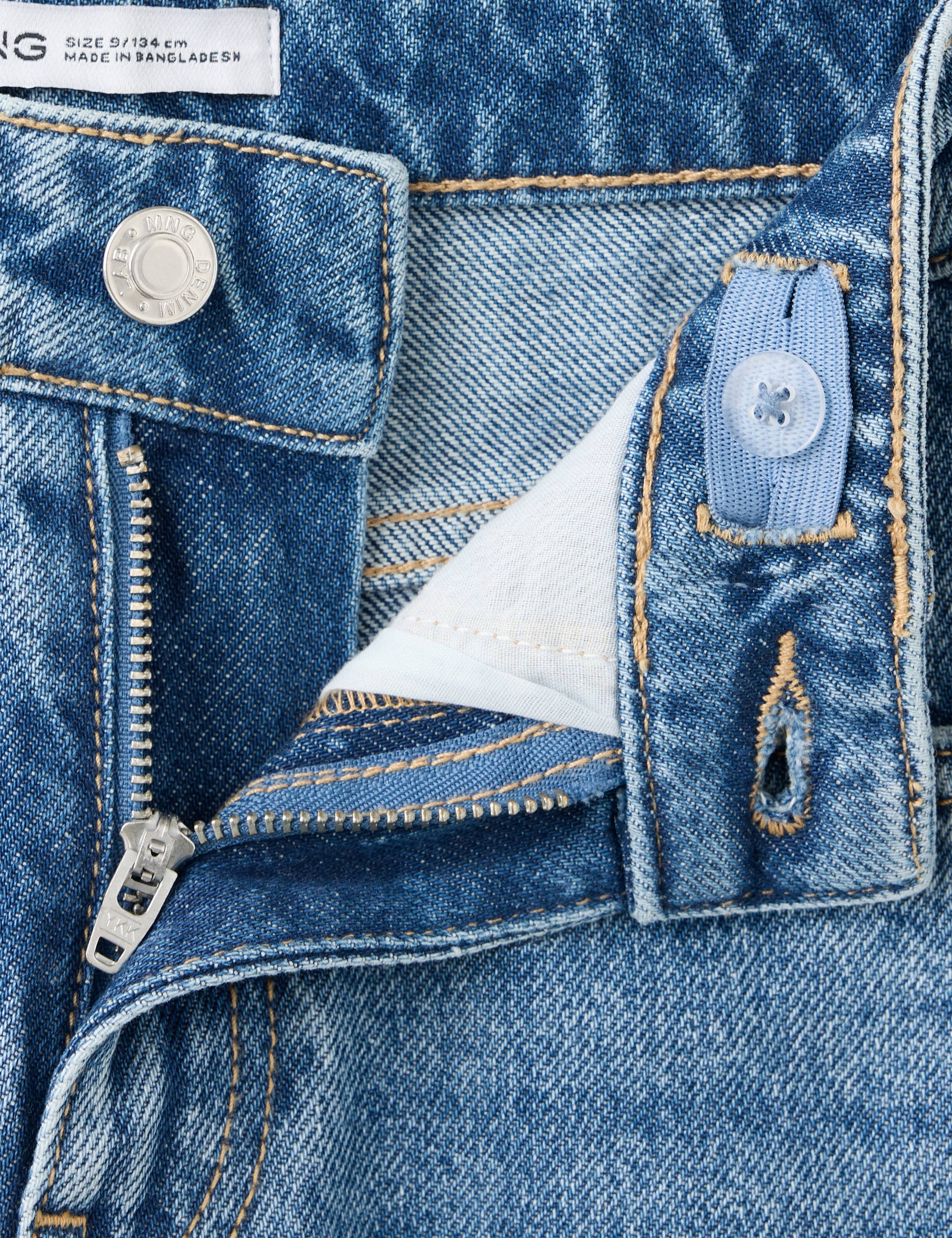 Mango jeans widef in medium denim - Image 2