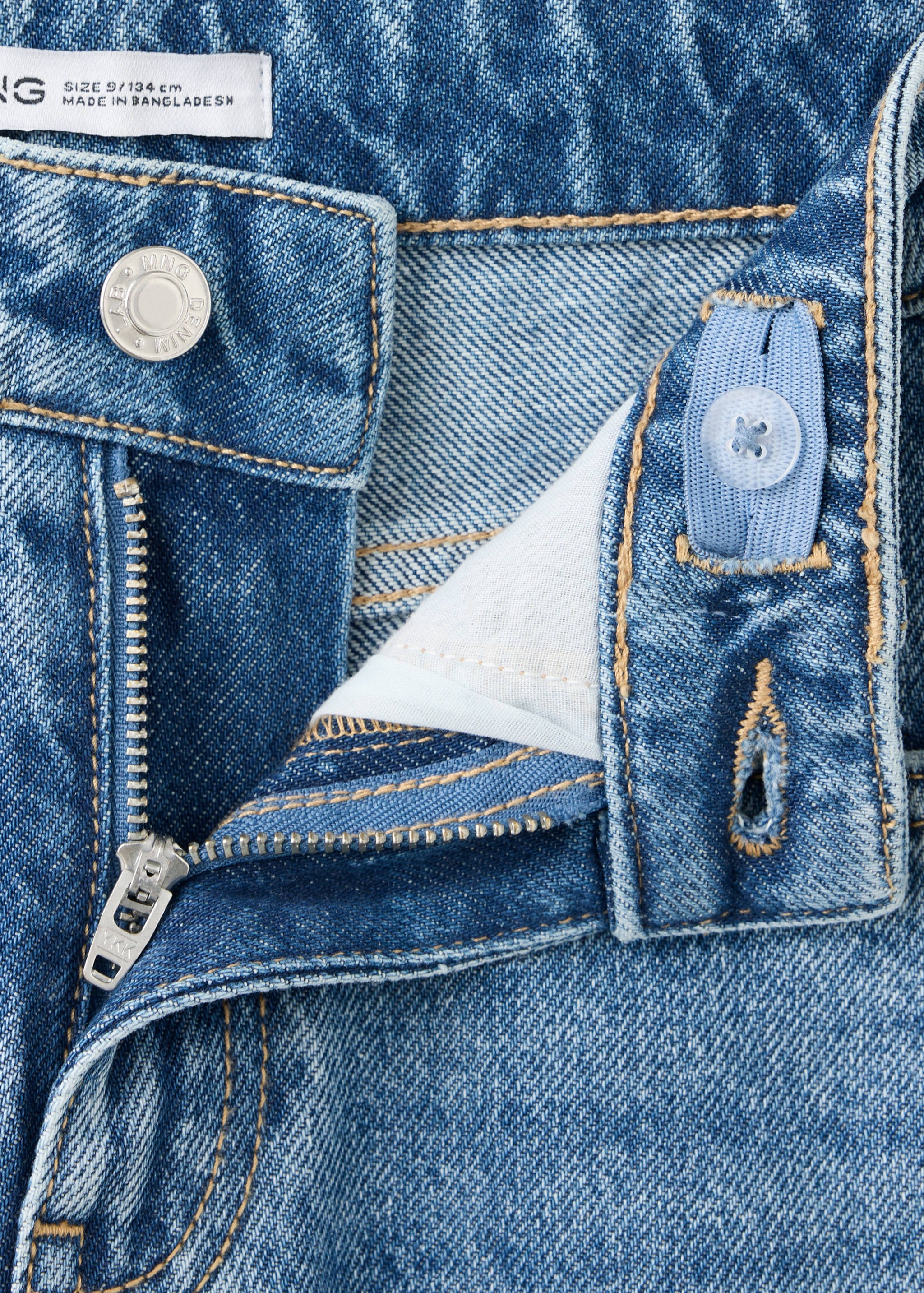 Mango jeans widef in medium denim - Image 2