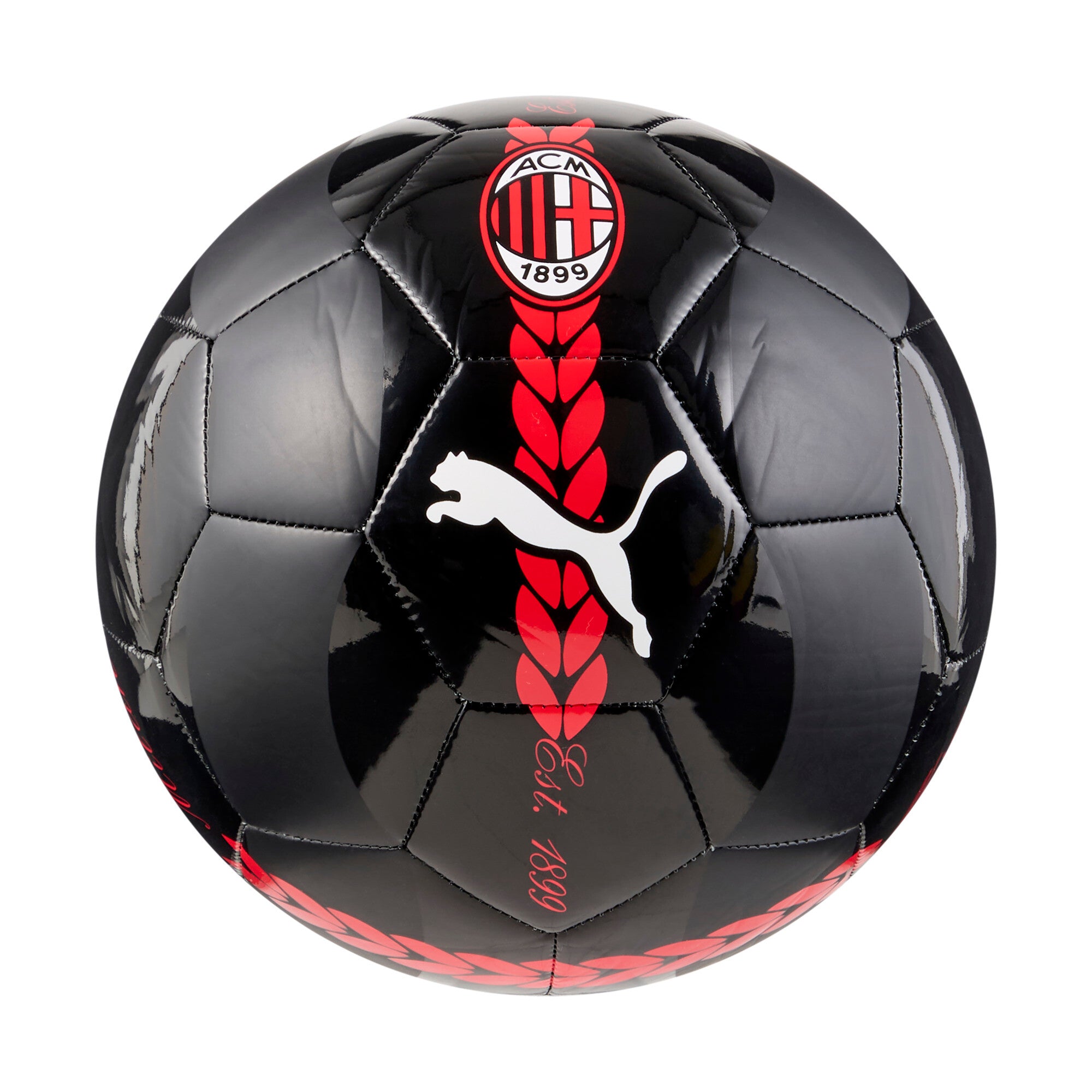 PUMA AC Milan 24/25 pre-match football in black - Image 2