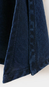 Mango top giselle in dark denim - Image 2