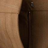 Mango trousers systeck in toffee - Image 2
