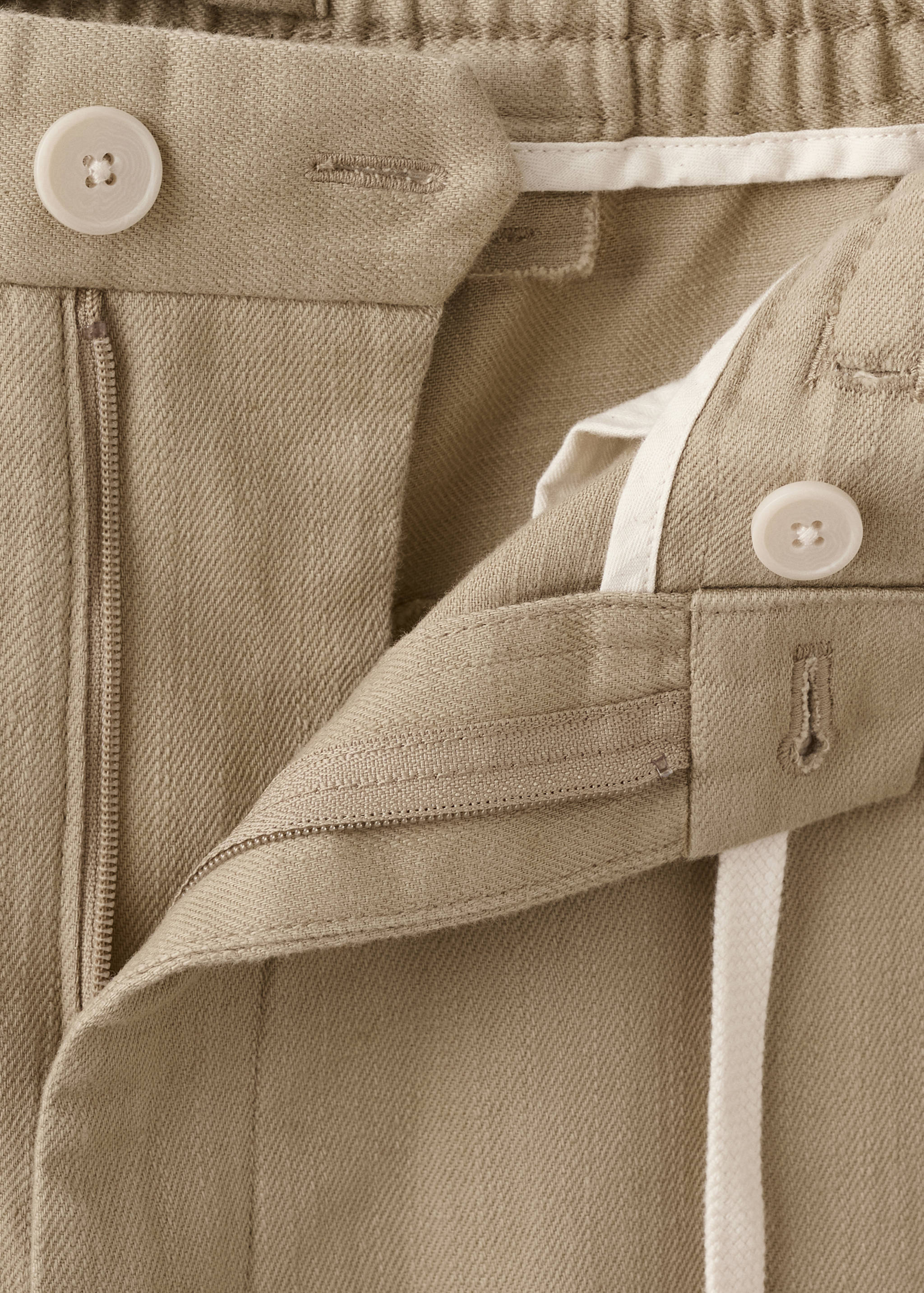 Mango pantalon onix in beige - Image 2