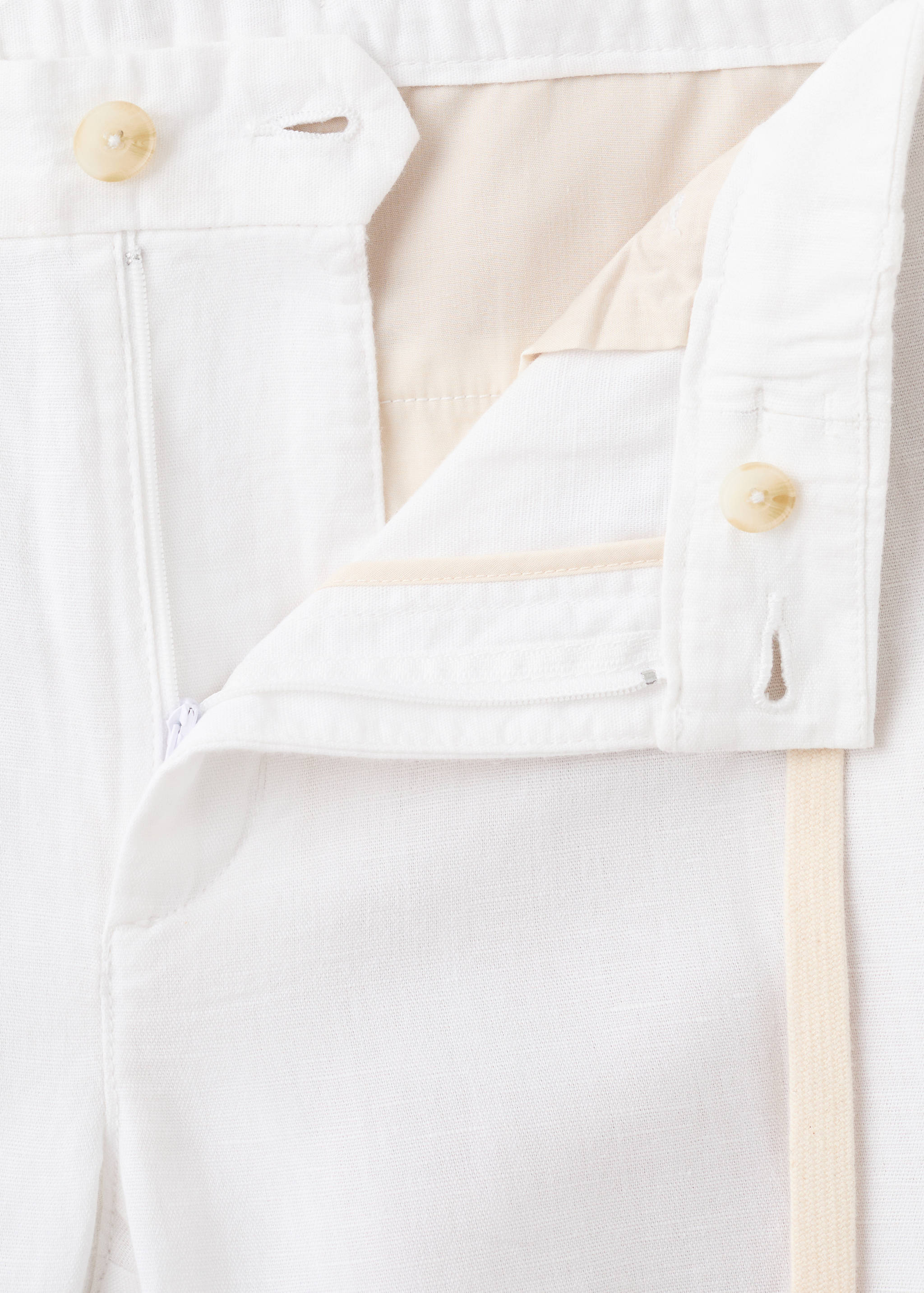 Mango pantalon romelino in off white - Image 2
