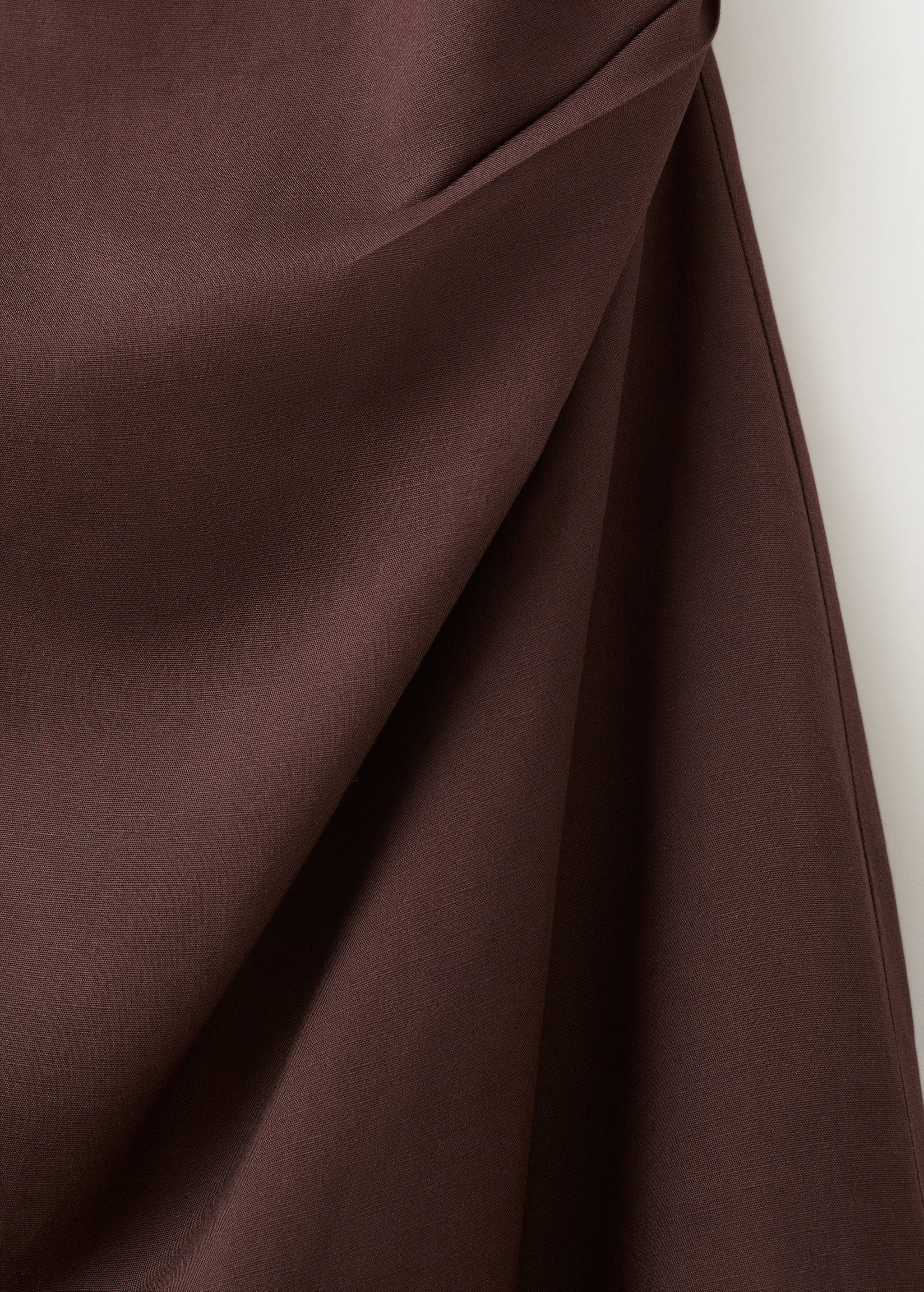 Mango vestido julie in brown - Image 2