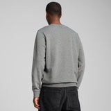 PUMA ESSENTIALS no. 1 logo crew in medium gray heather - Image 2