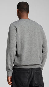 PUMA ESSENTIALS no. 1 logo crew in medium gray heather - Image 2