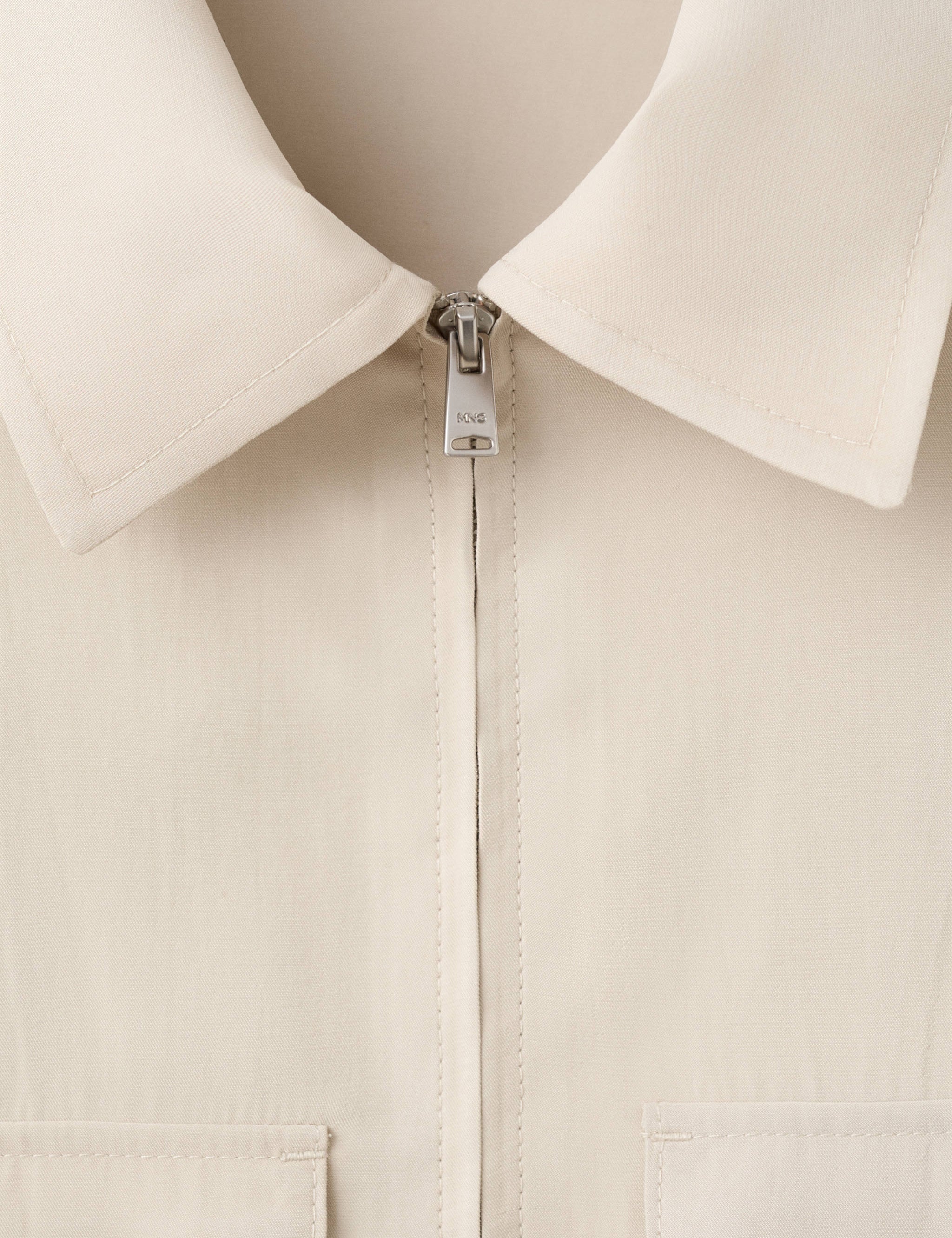 Mango chaqueta vulcano in ivory - Image 2