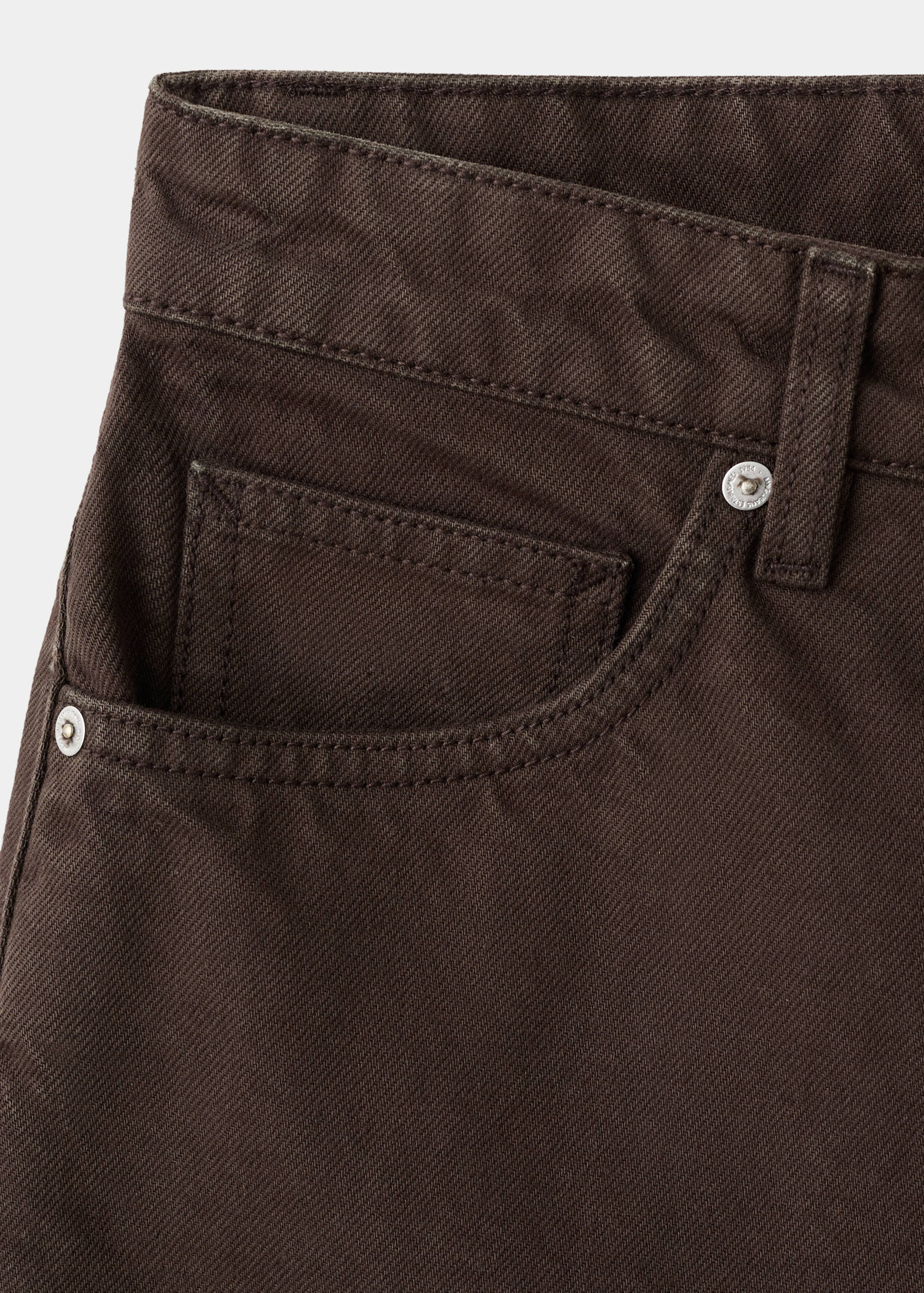 Mango bermudas anne in chocolate - Image 2