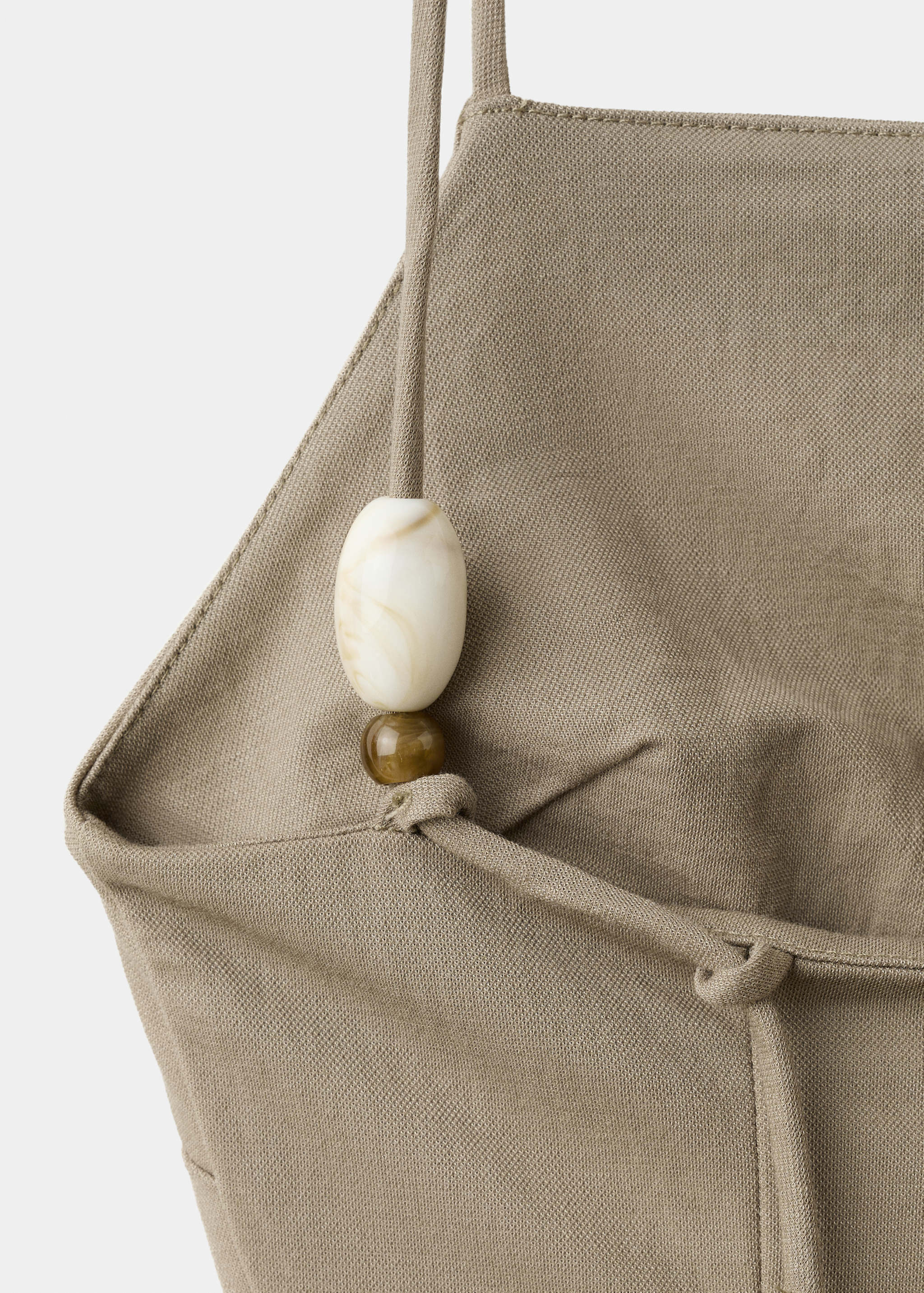 Mango dress stone in taupe - Image 2