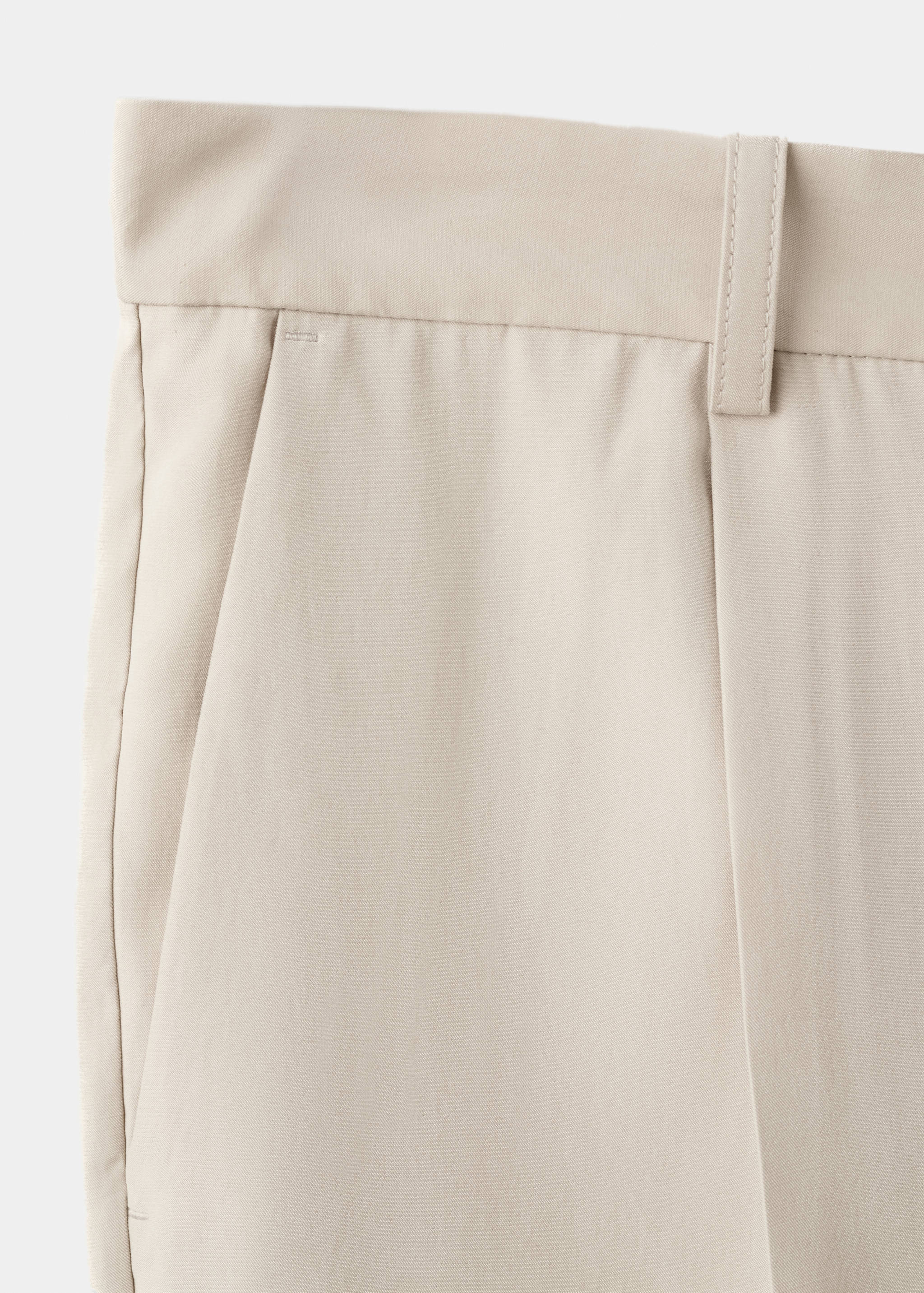 Mango pantalon vulcano in ivory - Image 3