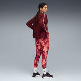 PUMA Strong high-waist tights in ruby shimmer - Image 3