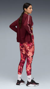 PUMA Strong high-waist tights in ruby shimmer - Image 3