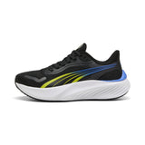 PUMA pounce lite running shoes youth in black and lime smash - Image 3